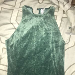 Free people velvet bodysuit